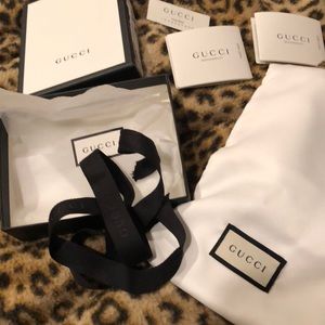 Gucci Wallet Box and Dust Bag